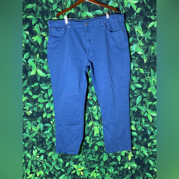 DXL True Nation Jeans Men's Size 46/30 Athletic Fit Stretch Cobalt Blue - Picture 6 of 8